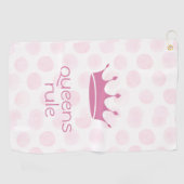 Queens Rule ゴルフタオル (横)