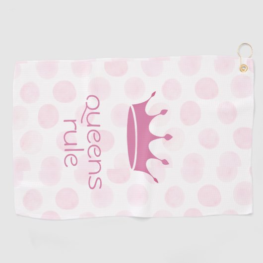 Queens Rule ゴルフタオル (横)