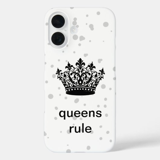 Queens Rule Crown  Case-Mate iPhoneケース (裏面)