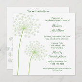 Queen'sAnneのブライダルシャワーの招待状 招待状 (正面/裏面)