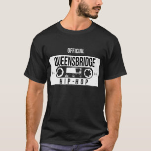 Queensbridge公式のヒップホップのラップのなワイシャツ Tシャツ