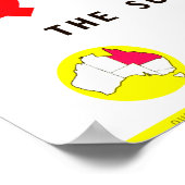 Queensland Sunshine State Brisbane ポスター (角)