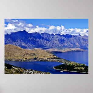 Queenstownの南島 ポスター