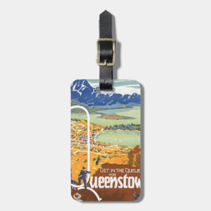 Queenstown、ニュージーランドのヴィンテージ旅行 ラゲッジタグ