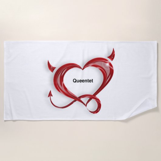 Queentet Beach Towel ビーチタオル (正面)