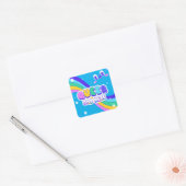 Queer and Here - Pride LGBT スクエアシール (封筒)