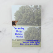 Quella&HayはBdayWishesカスタマイズ カード (内部)