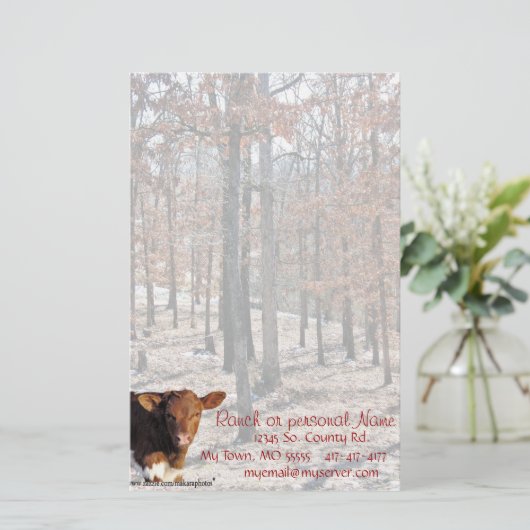 QuellaOaksStationeryカスタマイズ 便箋 (スタンド正面)