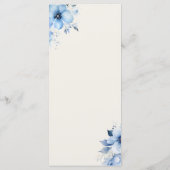 Quenceanera blue Menu メニュー (裏面)