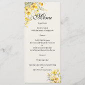 Quenceanera yellow gold Menu メニュー (正面)