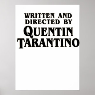 Quentin 書 Tarantinoが監督 ポスター