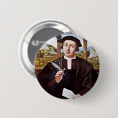 Quentin Massys著公証人のポートレート 缶バッジ (正面&裏面)