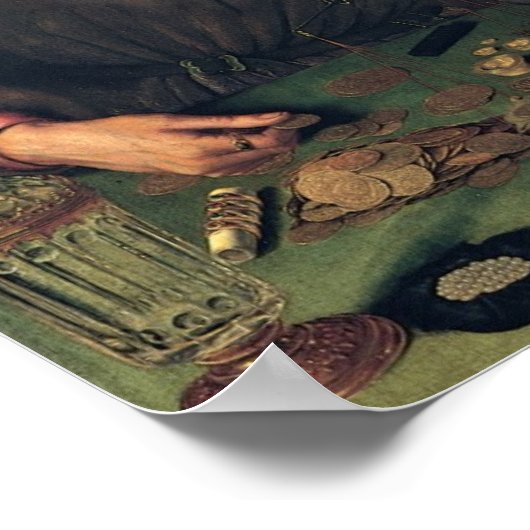 Quentin Massys – お金を貸す人 ポスター (角)