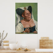 Quentin Massys – グロテスクな老婦人， 1515 ポスター (キッチン)