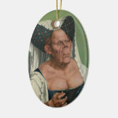 Quentin Massys -異様な老女1515年 セラミックオーナメント (左)