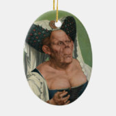 Quentin Massys -異様な老女1515年 セラミックオーナメント (裏面)