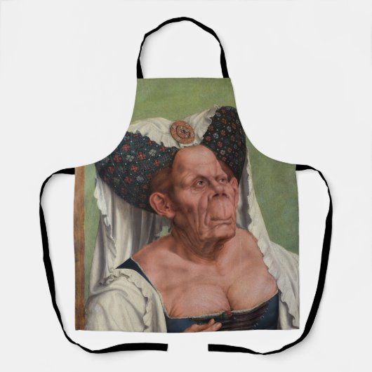 Quentin Matsys – グロテスクな老婦人 エプロン (正面)