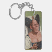 Quentin Matsys – グロテスクな老婦人 キーホルダー (正面左)