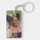 Quentin Matsys – グロテスクな老婦人 キーホルダー (裏面)