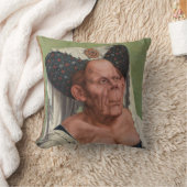 Quentin Matsys – グロテスクな老婦人 クッション (ブランケット)