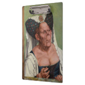 Quentin Matsys – グロテスクな老婦人 クリップボード (左)