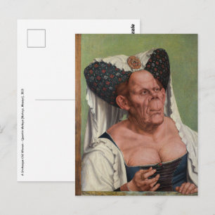 Quentin Matsys – グロテスクな老婦人 ポストカード