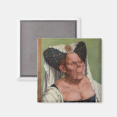 Quentin Matsys – グロテスクな老婦人 マグネット (正面/裏面)