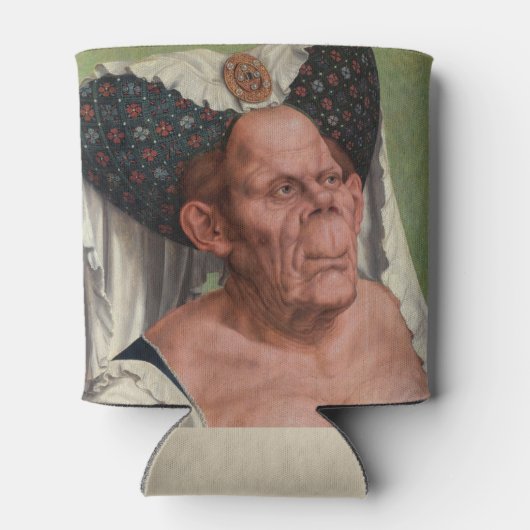 Quentin Matsys – グロテスクな老婦人 缶クーラー (裏面)