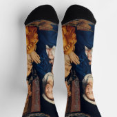 Quentin Matsys – マグィの崇拝 ソックス (上部)