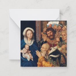 Quentin Matsys – マグィの崇拝 ノートカード