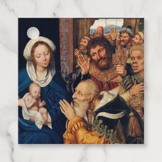 Quentin Matsys – マグィの崇拝 フェイバータグ (正面)