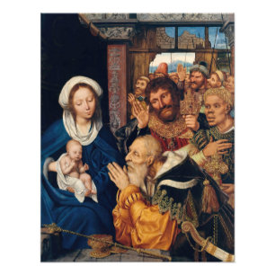 Quentin Matsys – マグィの崇拝 フォトプリント
