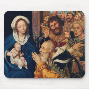 Quentin Matsys – マグィの崇拝 マウスパッド