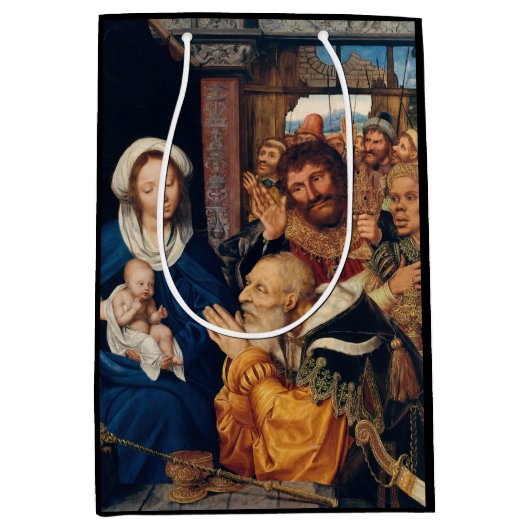 Quentin Matsys – マグィの崇拝 ミディアムペーパーバッグ (正面)