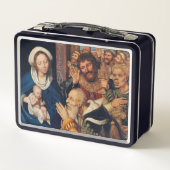 Quentin Matsys – マグィの崇拝 メタルランチボックス (裏面)