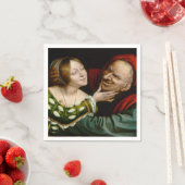 Quentin Matsys – 一致した恋人 スタンダードカクテルナプキン (インサイチュ)