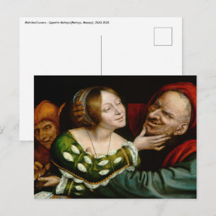 Quentin Matsys – 一致した恋人 ポストカード