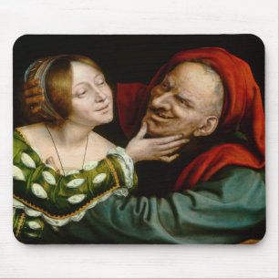 Quentin Matsys – 一致した恋人 マウスパッド