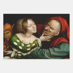 Quentin Matsys – 一致した恋人 ラッピングペーパーシート