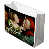 Quentin Matsys – 一致した恋人 ラージペーパーバッグ (正面アングル)