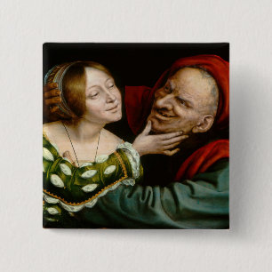 Quentin Matsys – 一致した恋人 缶バッジ