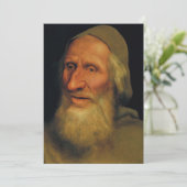 Quentin Matsys – 老人の頭 サンキューカード (スタンド正面)