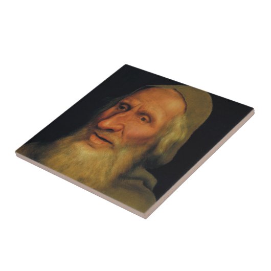 Quentin Matsys – 老人の頭 タイル (側面)