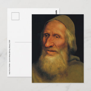 Quentin Matsys – 老人の頭 ポストカード