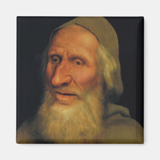 Quentin Matsys – 老人の頭 マグネット (正面)