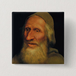 Quentin Matsys – 老人の頭 缶バッジ