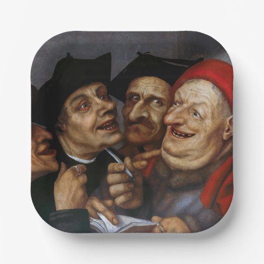 Quentin Matsys – 購買契約 ペーパープレート (正面)