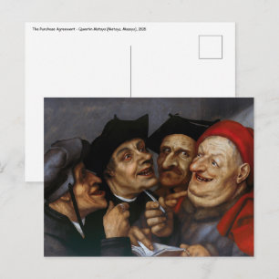 Quentin Matsys – 購買契約 ポストカード