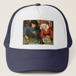 Quentin Matsys – 金貸し手とその妻 キャップ