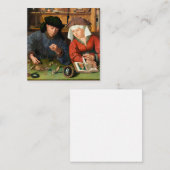 Quentin Matsys – 金貸し手とその妻 ノートカード (正面/裏面)